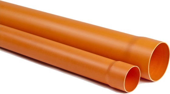 Red U-PVC Drainage Pipes